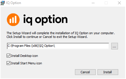 ดาวน์โหลด IQ Option ลง pc